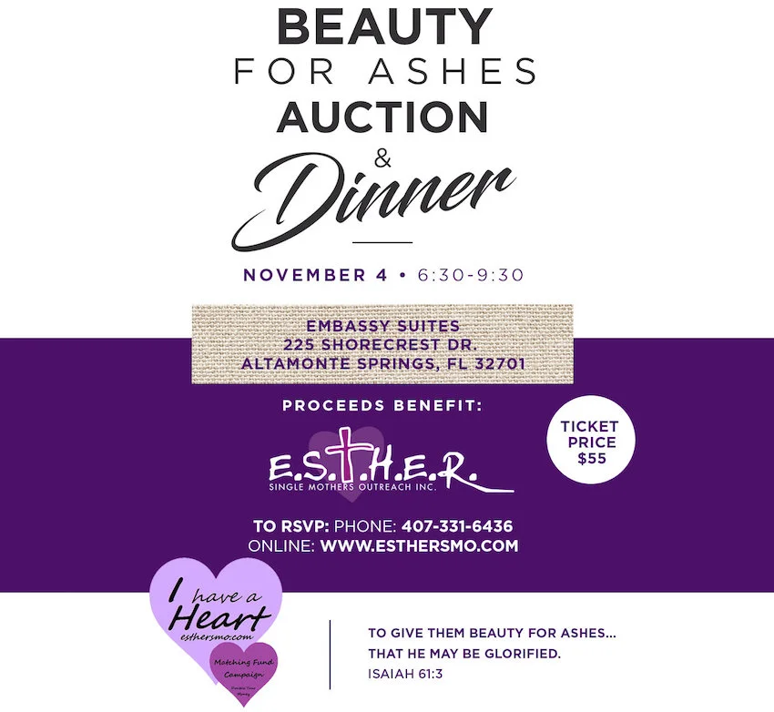Beauty For Ashes 2016 | ESTHER Single Mother Outreach Inc